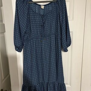 Bobo Long Sleeve Patterned Dress
